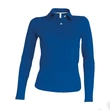 Kép 1/2 - KA244 LADIES' LONG SLEEVE PIQUE POLO SHIRT, Light Royal Blue