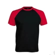 Kép 1/2 - KA330 BASE BALL - CONTRAST T-SHIRT, Black/Red