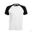 Kép 1/2 - KA330 BASE BALL - CONTRAST T-SHIRT, White/Royal Blue
