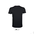 Kép 3/4 - SO00553 REGENT FIT MEN’S ROUND COLLAR CLOSE FITTING T-SHIRT, Deep Black