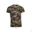 Kép 3/4 - SO01188 CAMO MEN ROUND COLLAR T-SHIRT, Camo