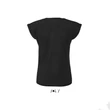 Kép 3/4 - SO01406 MELBA WOMEN’S ROUND NECK T-SHIRT, Deep Black