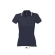 Kép 1/4 - SO11366 PRACTICE WOMEN POLO SHIRT, Navy/White