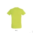 Kép 3/4 - SO11380 REGENT UNISEX ROUND COLLAR T-SHIRT, Apple Green