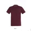 Kép 3/4 - SO11380 REGENT UNISEX ROUND COLLAR T-SHIRT, Burgundy