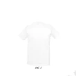 Kép 3/4 - SO11775 SUBLIMA - UNISEX ROUND COLLAR T-SHIRT FOR SUBLIMATION, White