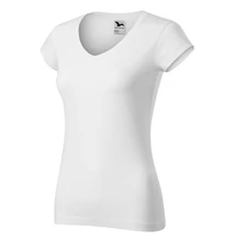 Fit V-neck Pólók női, fehér