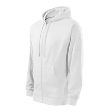 Trendy Zipper Felső férfi, fehér