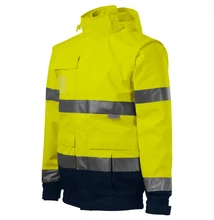 HV Guard 4 in 1 Jacket unisex, fényvisszaverő sárga