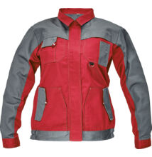 MAX EVO LADY kabát, piros/szürke