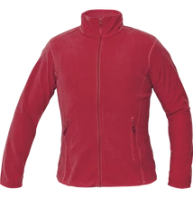 GOMTI női polár kabát, piros