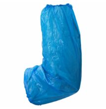 Egészségügyi polietilén karvédő kék, csomag/100db