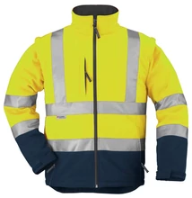 STATION SOFTSHELL FLUO dzseki, sárga/kék 