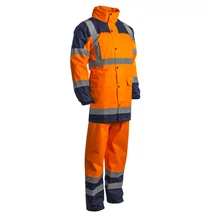 Hydra Hi-Viz Fluo esőöltöny, narancs/kék