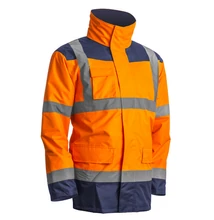 Kanata Hi-Viz 4/1 PE kabát, narancs/kék