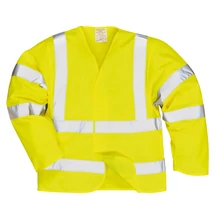 Láthatósági dzseki lángálló bevonattal, sárga