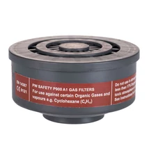 A1 Gáz szűrő, speciális menetes csatlakozás, szürke