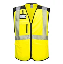PW3 Hi-Vis Executive mellény, sárga/fekete