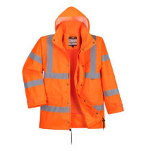 HiVis lélegző Traffic kabát (Interaktív), narancs