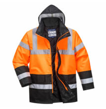 Hi-Vis Kéttónusú Traffic kabát, narancs/fekete