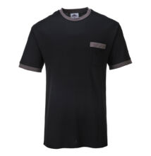 Portwest Texo kontraszt póló, fekete