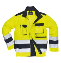 Lille Hi-Vis kabát, sárga/sötétkék