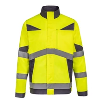 TOP NOVA RFL Láthatósági munkakabát, fényvisszaverő csíkokkal, sárga