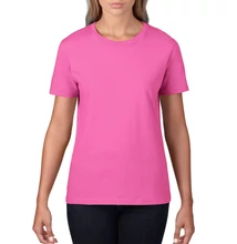 GIL4100 PREMIUM COTTON® LADIES' T-SHIRT, Azalea