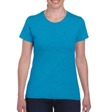 GIL5000 HEAVY COTTON™  LADIES' T-SHIRT, Heather Sapphire