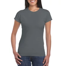 GIL64000 SOFTSTYLE® LADIES' T-SHIRT, Charcoal