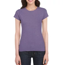 GIL64000 SOFTSTYLE® LADIES' T-SHIRT, Heather Purple