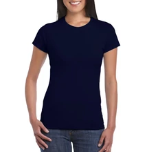 GIL64000 SOFTSTYLE® LADIES' T-SHIRT, Navy