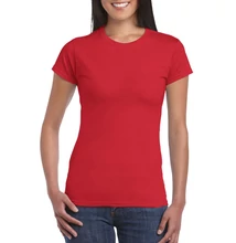 GIL64000 SOFTSTYLE® LADIES' T-SHIRT, Red