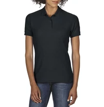 GIL75800 DRYBLEND® LADIES' DOUBLE PIQUÉ POLO, Black