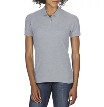GIL75800 DRYBLEND® LADIES' DOUBLE PIQUÉ POLO, RS Sport Grey