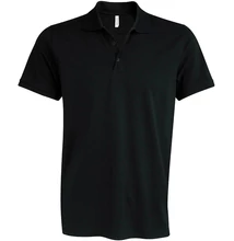 KA239 MIKE - MEN'S SHORT SLEEVE POLO SHIRT, Black