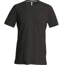 KA356 MEN'S SHORT SLEEVE CREW NECK T-SHIRT, Black