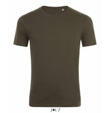 SO01698 MARVIN ROUND-NECK FITTED T-SHIRT, Army
