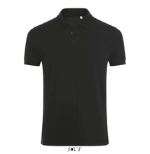 SO01708 PHOENIX MEN COTTON-ELASTANE POLO SHIRT, Black