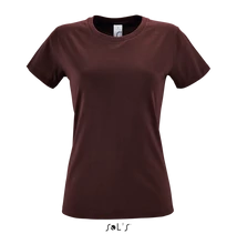 SO01825 REGENT WOMEN ROUND-NECK T-SHIRT, Burgundy