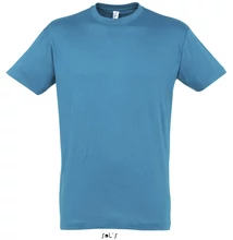 SO11380 REGENT UNISEX ROUND COLLAR T-SHIRT, Aqua