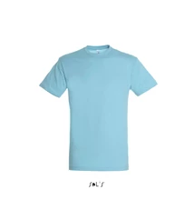 SO11380 REGENT UNISEX ROUND COLLAR T-SHIRT, Atoll Blue