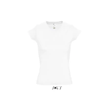 SO11388 MOON WOMEN’S V-NECK T-SHIRT, White