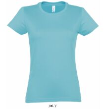 SO11502 IMPERIAL WOMAN ROUND COLLAR T-SHIRT, Atoll Blue