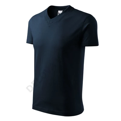 V-neck Pólók unisex, tengerkék