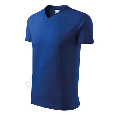 V-neck Pólók unisex, királykék