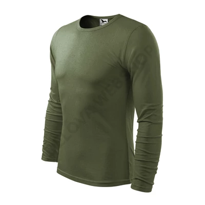 Fit-T LS Pólók férfi, khaki
