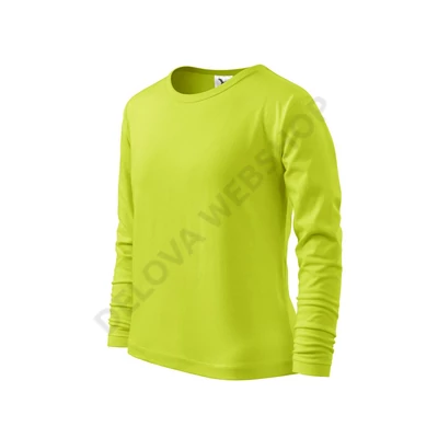 Fit-T LS Pólók gyerek, lime szin