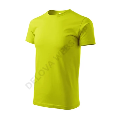 Basic Pólók férfi, lime szin