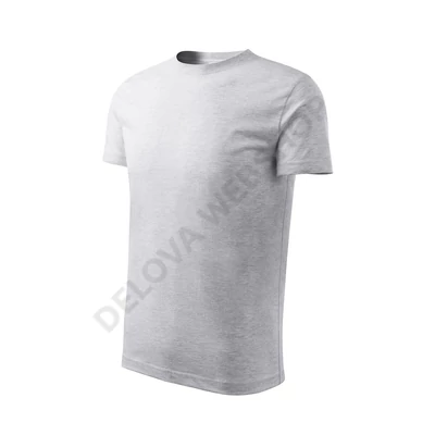 Classic New Pólók gyerek, világosszürke melírozott